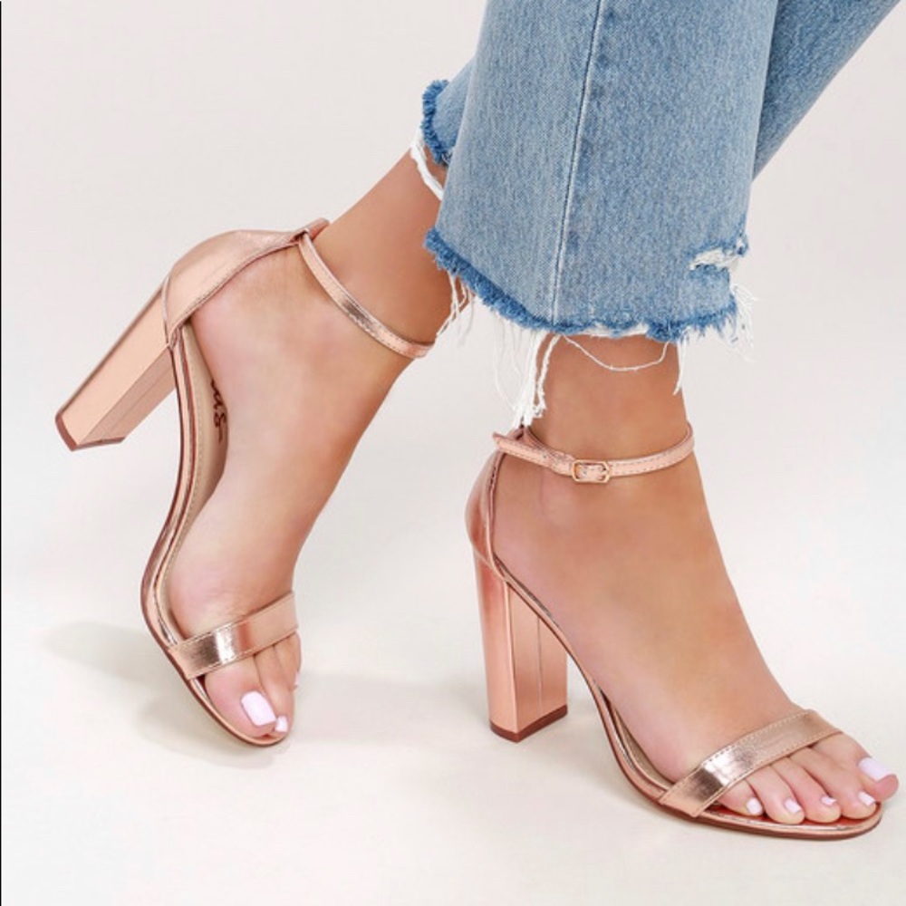 Lulus Rose Gold Shoes
